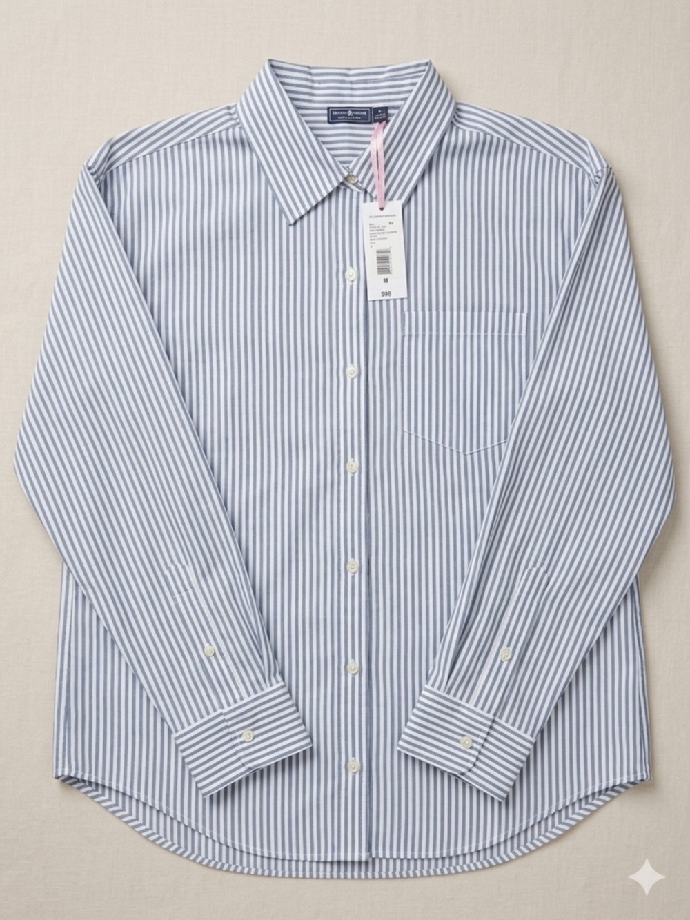NWT Vineyard Vines Birdie Poplin Button-Down | Balsam Green Stripe